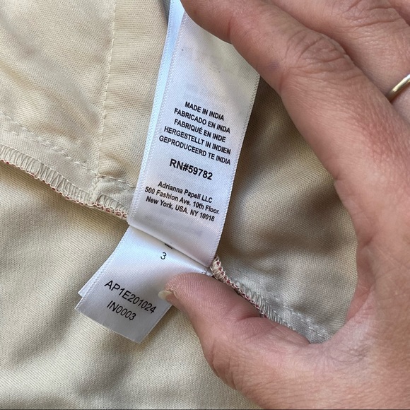 Adrianna Papell Beaded Crop Tank with Spaghetti Straps Size 6 Petite - Picture 11 of 14